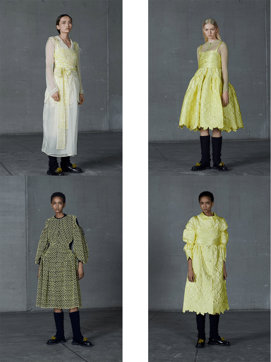 系列|Cecilie Bahnsen 2021秋冬系列，用布料和颜色来探索时尚，传递自由与能量运动
