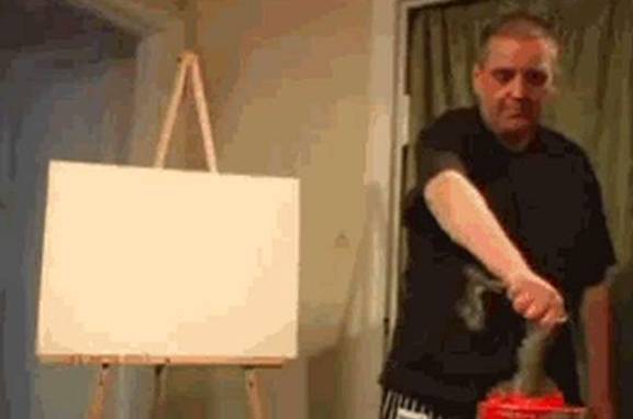 垃圾|搞笑gif图片笑话段子：阿姨，你先去洗洗脸我再亲你