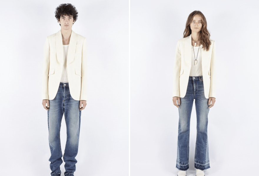 职业|Zadig & Voltaire 2021春夏，休闲的职业风，西服+牛仔裤的时尚