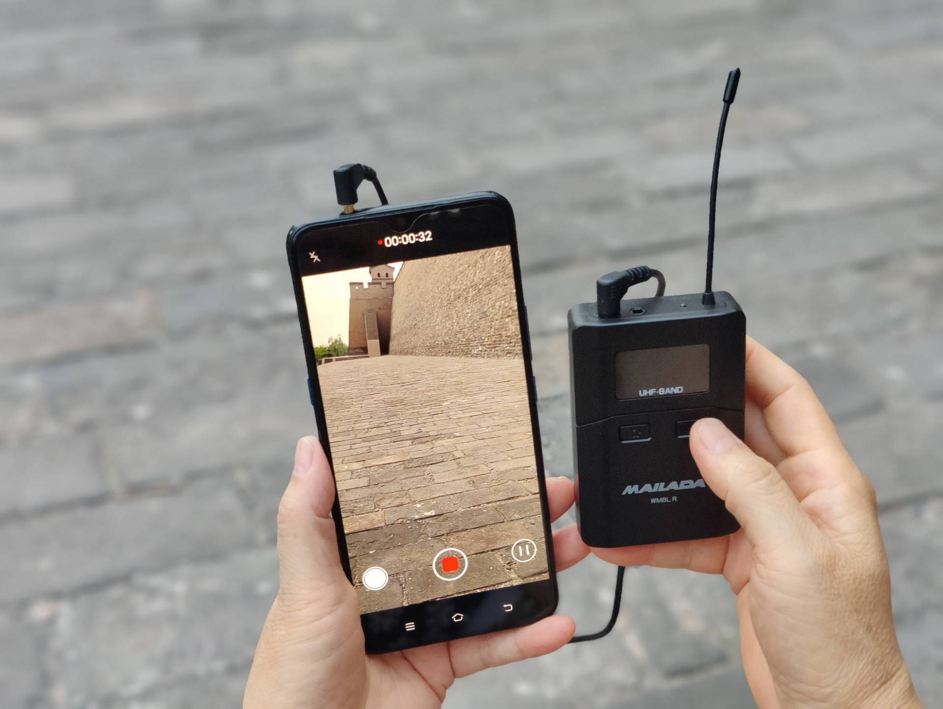 原创wm8l无线移动录音麦克风体验分享新手录音神器