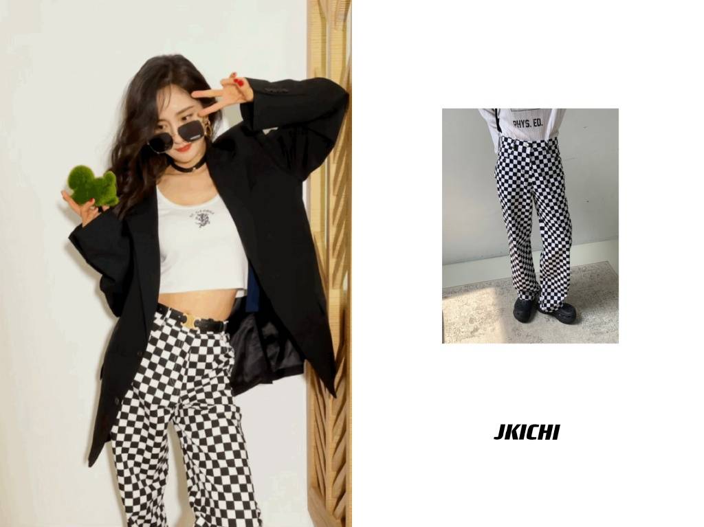 短裙|时隔8年棋盘格又成爆款？周迅短裙时髦俏皮，刘雯杨幂私服带货