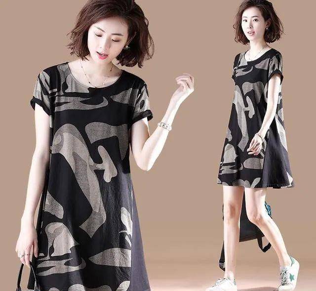 夏天|胖女人尽量别穿紧身裤,腰粗屁股大,多穿这款“纸片裙”,嫩瘦十斤