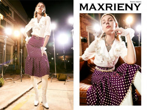 独立|仙女复古风MAXRIENY新品“御姐女王”探索现代女性高光时刻