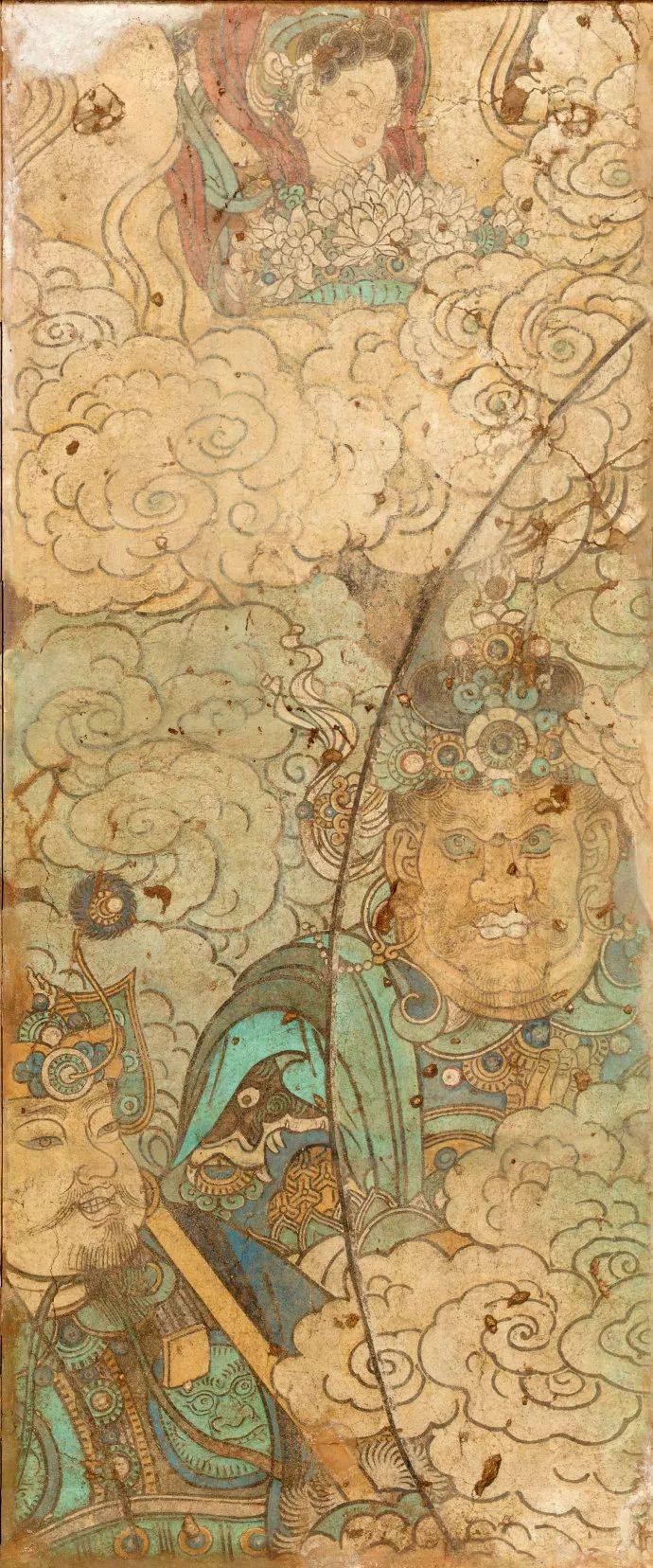 宾夕法尼亚大学博物馆藏广胜寺壁画药师佛会图