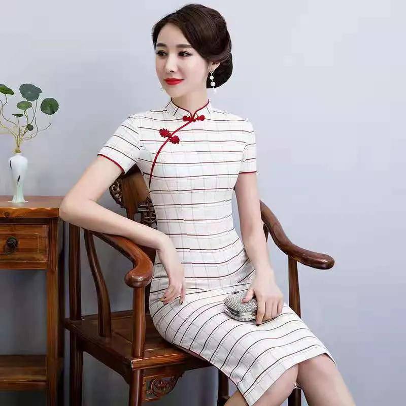 女子|春秋主流季,时尚气质棉麻改良旗袍,引领时代古典时尚的潮流!