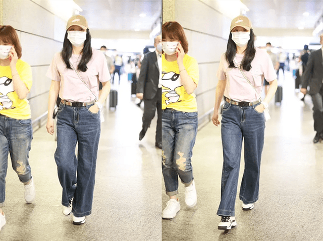 设计|王艳罕见携子上综艺，47岁扎马尾像女团，15岁儿子颜值大变样