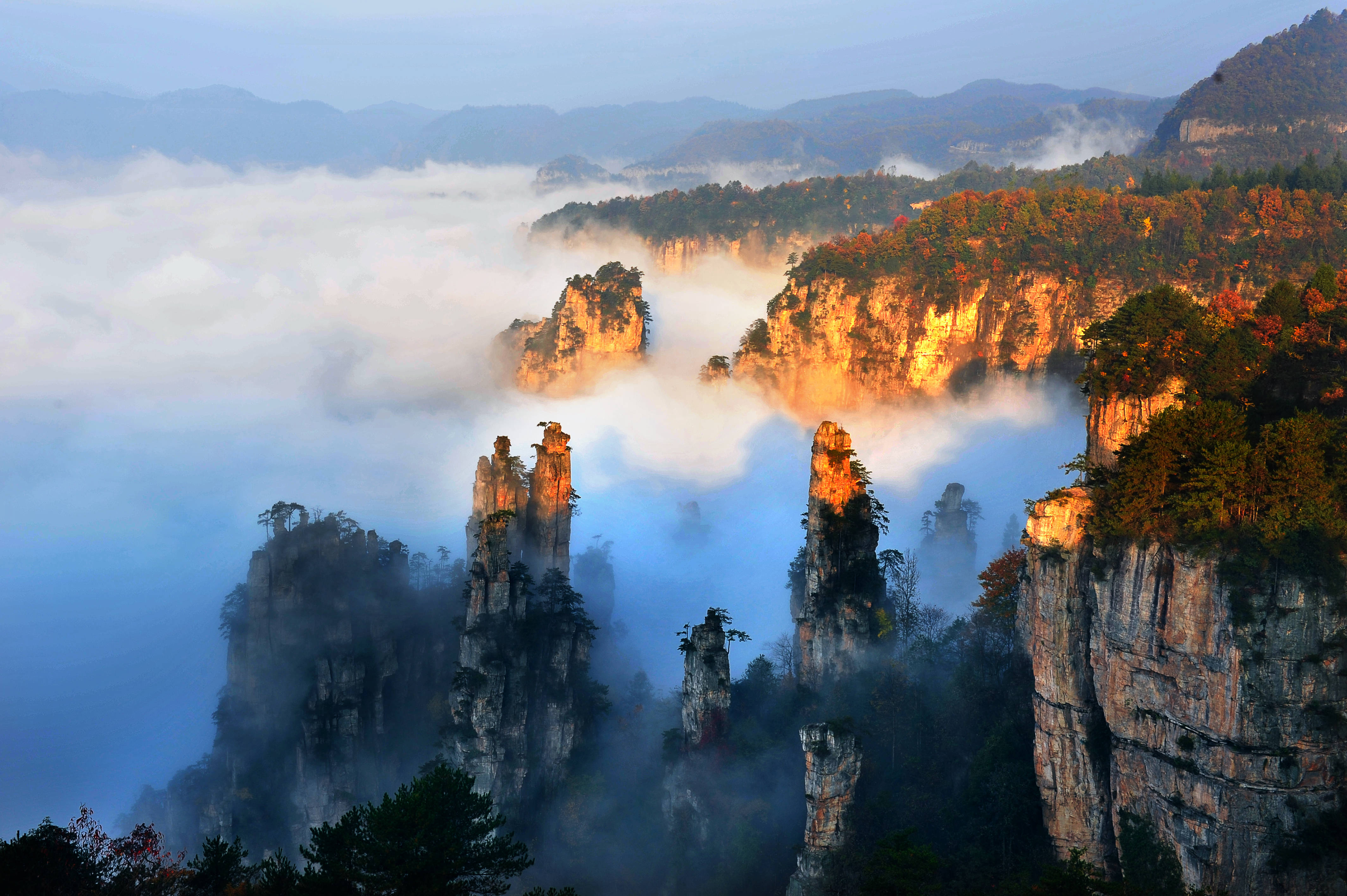 张家界市区景点图片