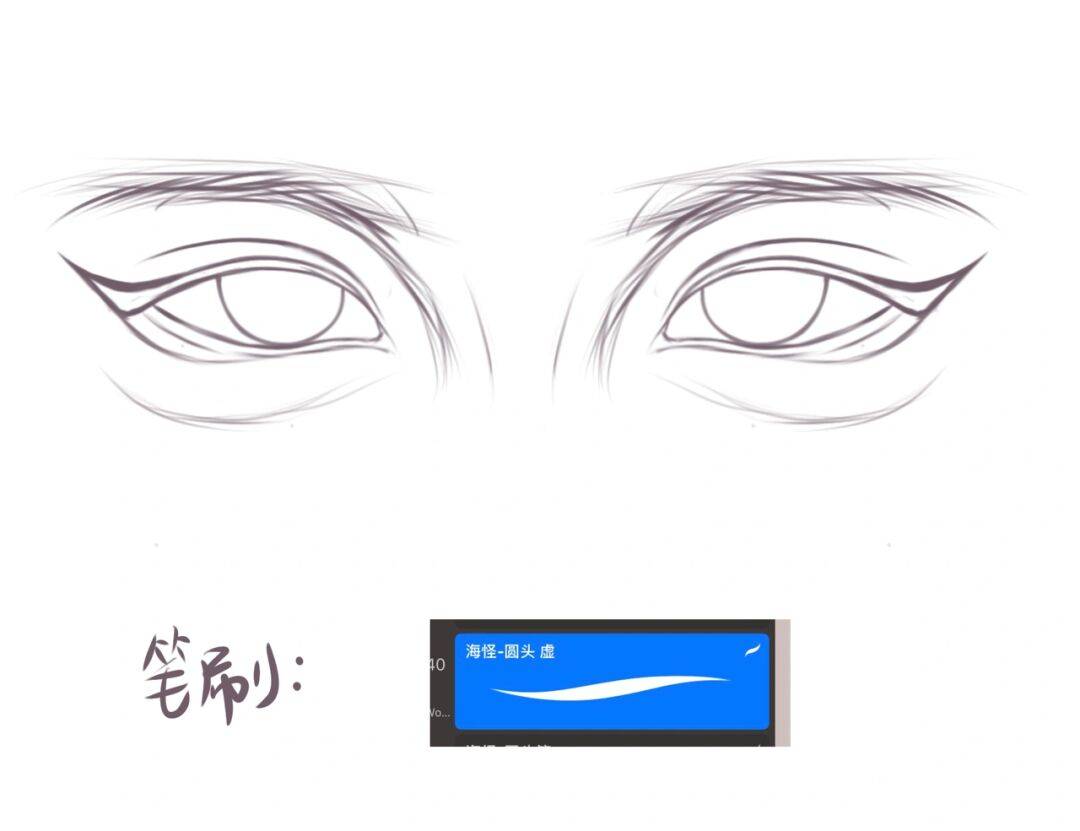 眼睛|干货?Procreate闪亮眼睛绘画教程详细步骤