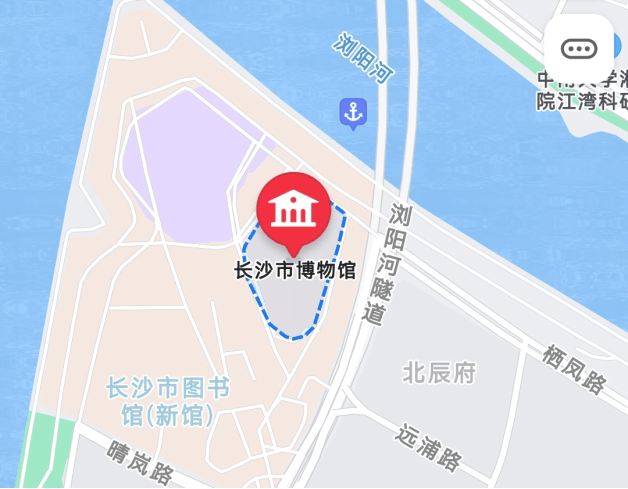 长沙地质博物馆地图图片