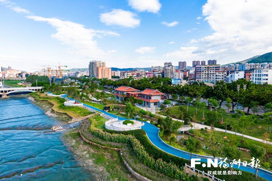 老旧居民区改建成市民公园 福清龙江南岸新添好去处
