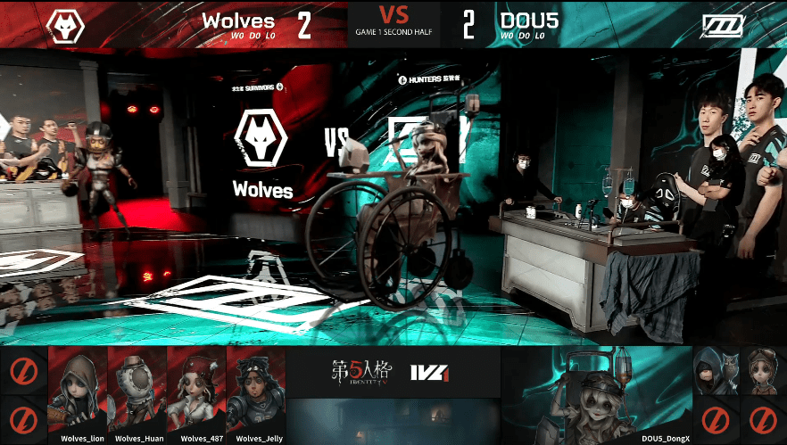 先知|第五人格2021IVL夏季赛常规赛DOU5 vsWolves第一局