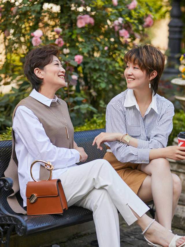 层次感|4、50岁的穿衣技巧分享,摆脱大妈感,让你减龄又气质时尚感