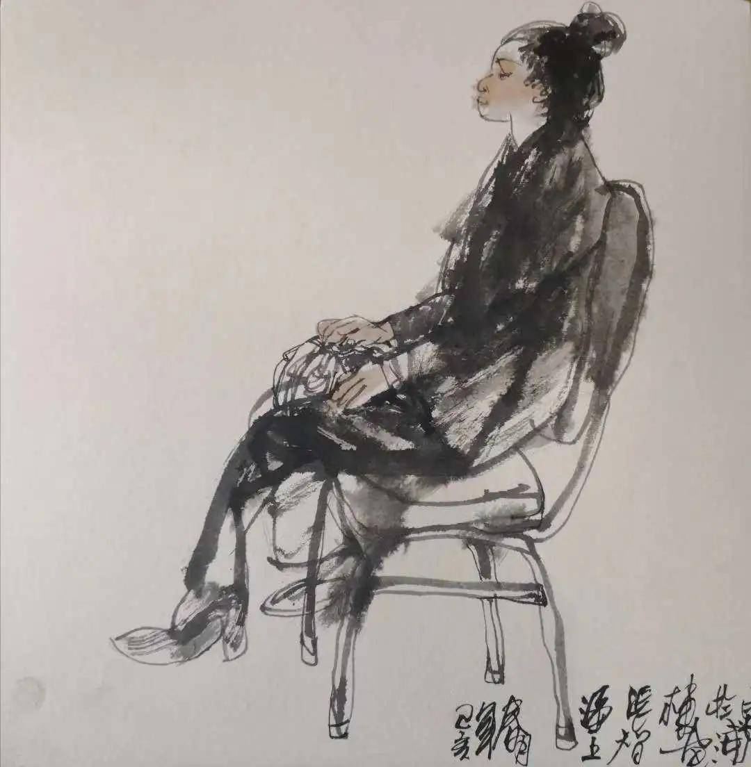 张智栋中国画女人花系列民族女性人物作品集锦