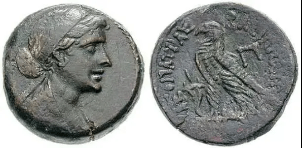 (托勒密王朝克里奥佩特拉的钱币)(塞琉古安条克三世的金币)