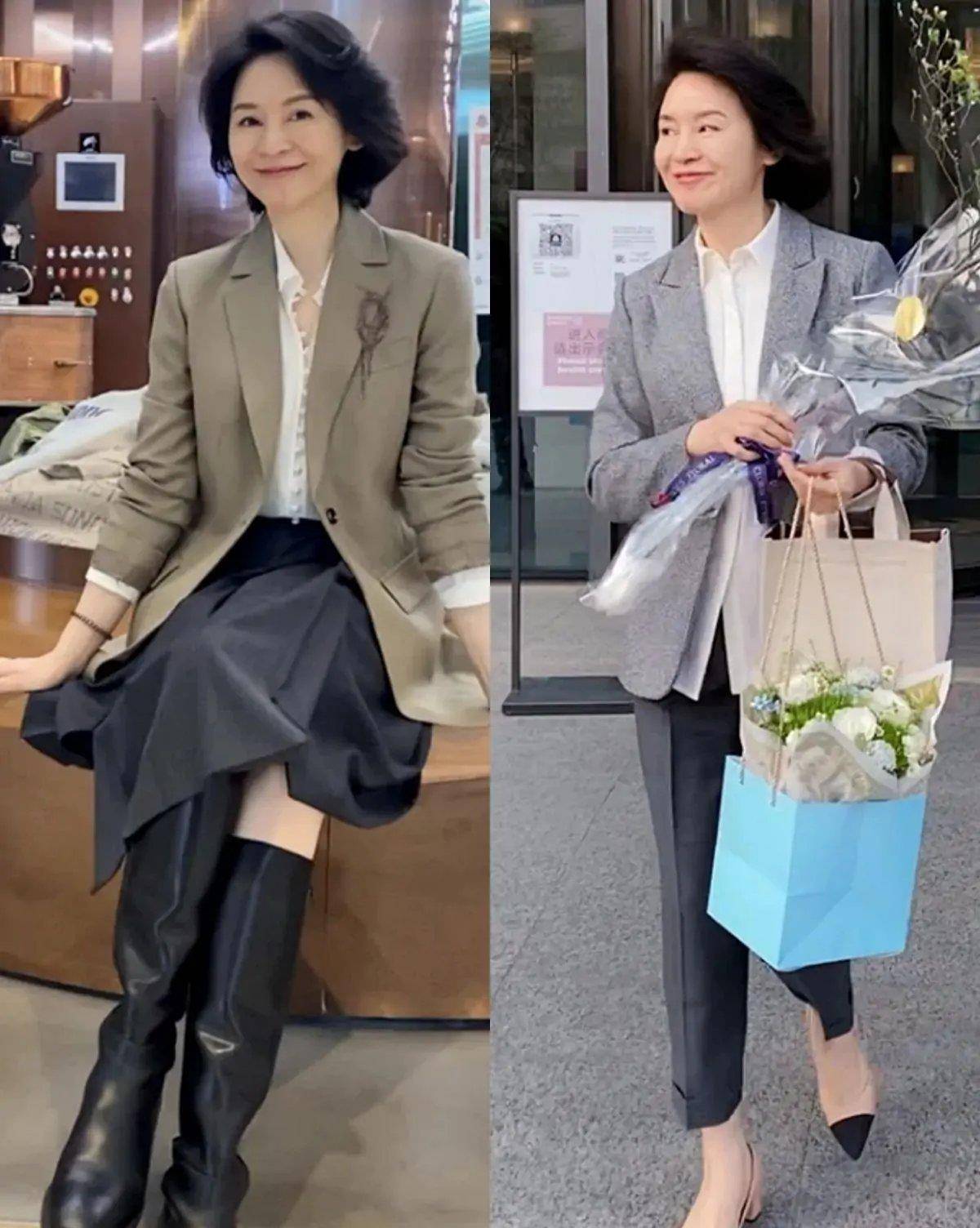 魅力|50岁妈妈辈的优雅穿搭，成熟知性更有女人味，温柔减龄不失时尚