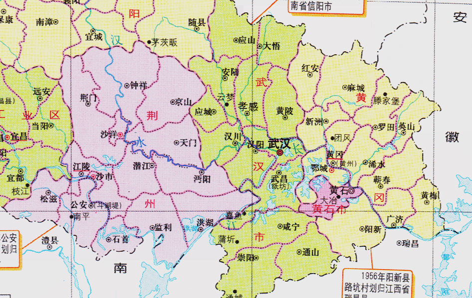 原创湖北省的区划调整12个地级市之一荆门市为何有5个区县