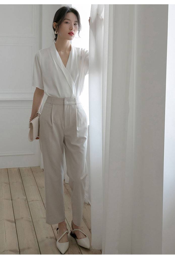 西裤|西裤的魅力不仅因为它的气质感，还因为它百搭显瘦