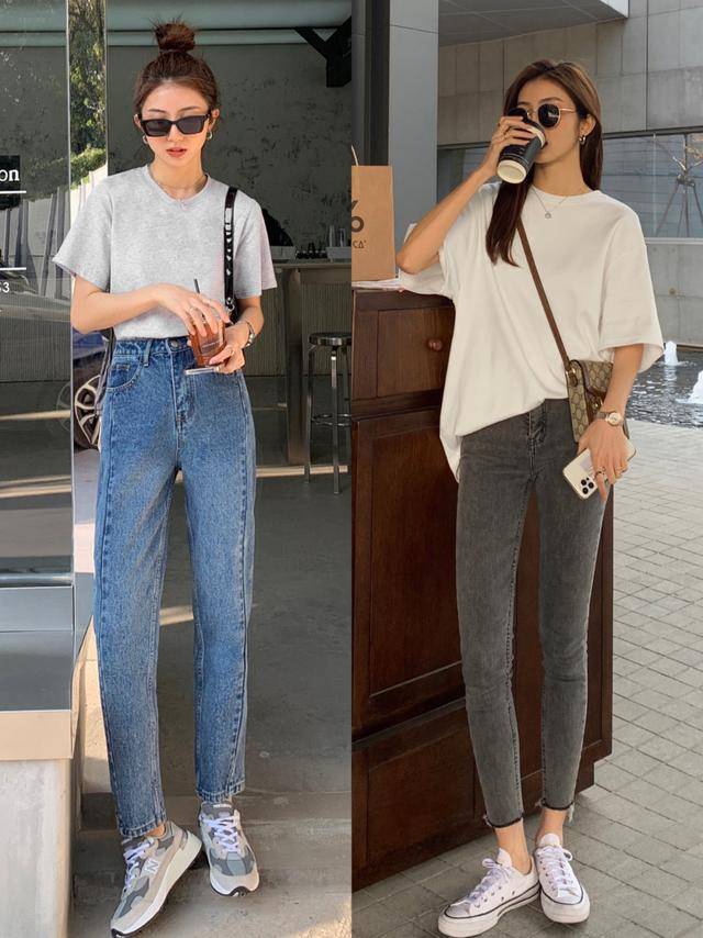 女生|T恤不要随便乱穿了，学点搭配小技巧，基础款也能穿出高级感
