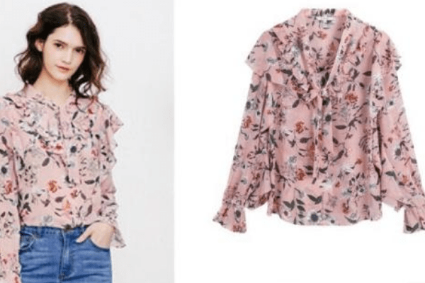 感觉|碎花雪纺衫可以与牛仔裤搭配吗？有什么技巧？