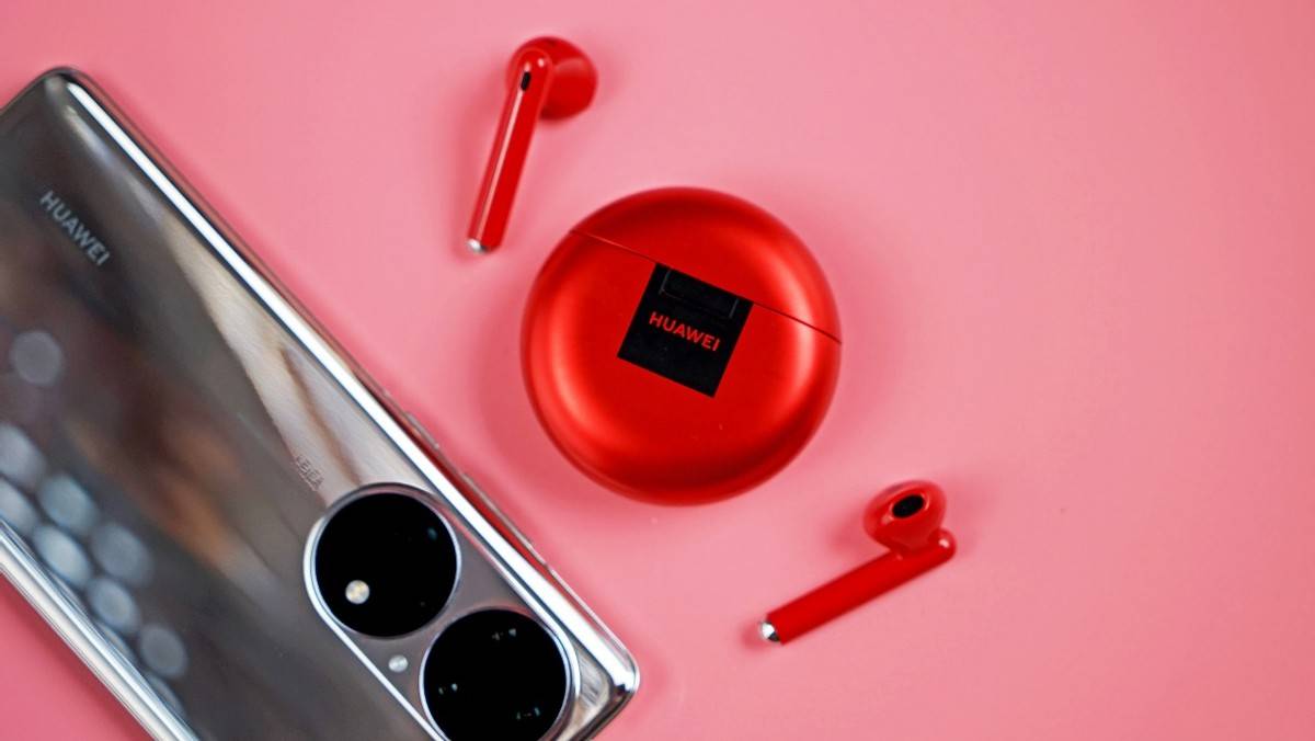 甜蜜来袭华为freebuds4蜜语红8月14日七夕浪漫发售