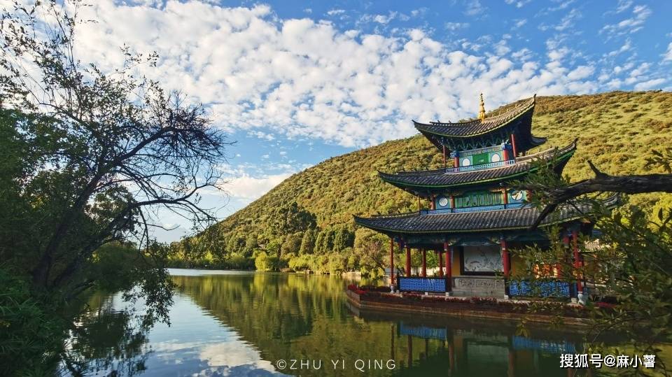 丽江有座百年公园，在古城边却很冷清，原来还是最佳赏雪山之地