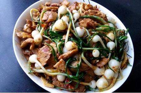 农村不值钱的野蒜通血管功效不输三七炒肉更是一绝