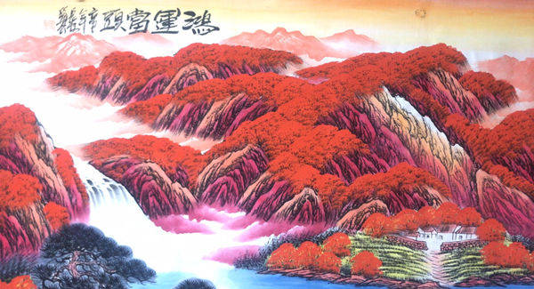画家张平坡笔墨厚重意境幽远