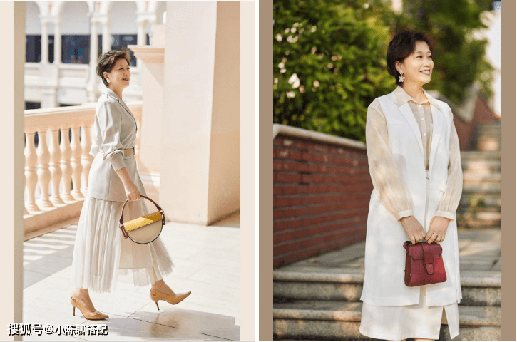 身材|微胖女人穿衣，别再迷恋“上衣塞裤腰”！学这位60+妈妈显瘦穿搭