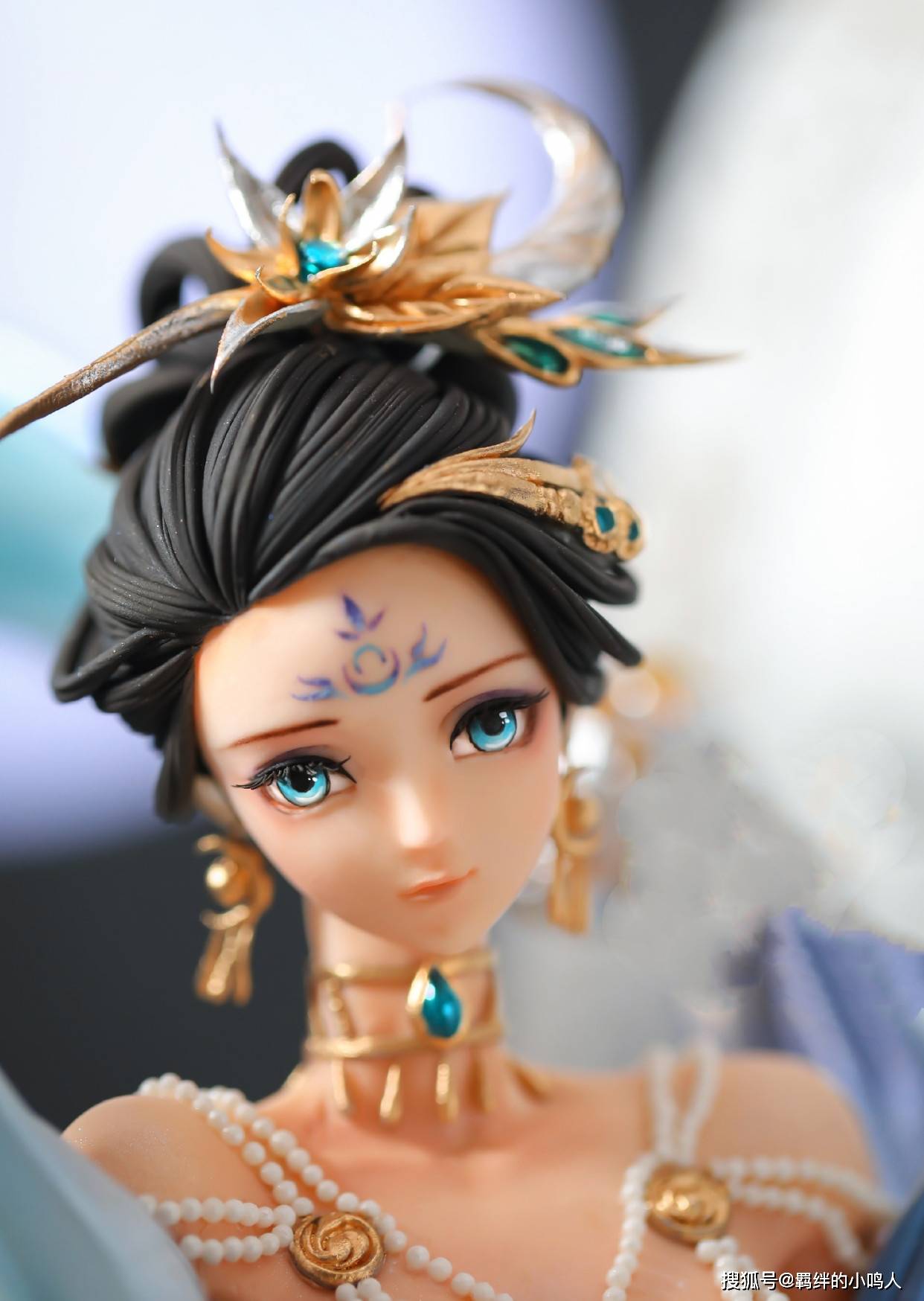 原创国民老婆花鸟卷,古风翻糖蛋糕,这样的手办你舍得吃吗?