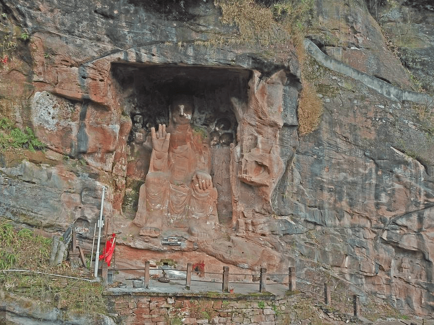 1 5 四川成都,石笋山位于邛崃市大同乡景沟村.