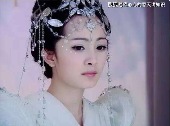 美人|十位眼尾贴花钿的古装美人，谭松韵惊艳杨怡经典，唯她最独特最美