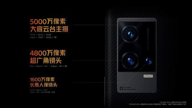 影像|iQOO 8系列正式发布：搭载微云台和双主摄影像，售价3799元起