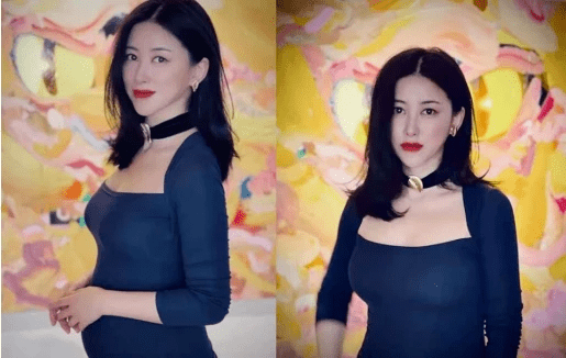 形象|名媛朱珠美艳形象深入人心！怀孕还穿贴身红裙秀身材，变丰满好多