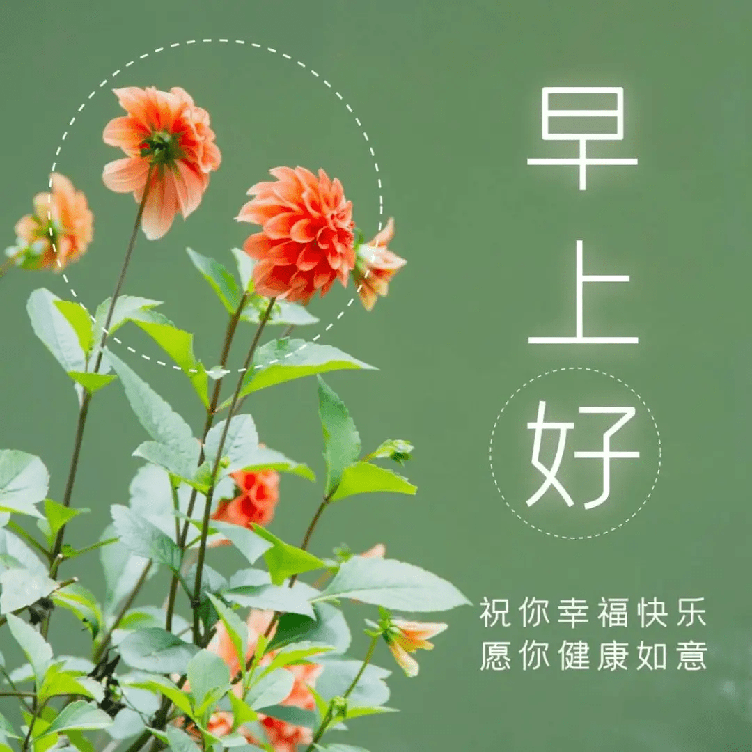 原創早安祝福圖片早上好溫馨祝福大全