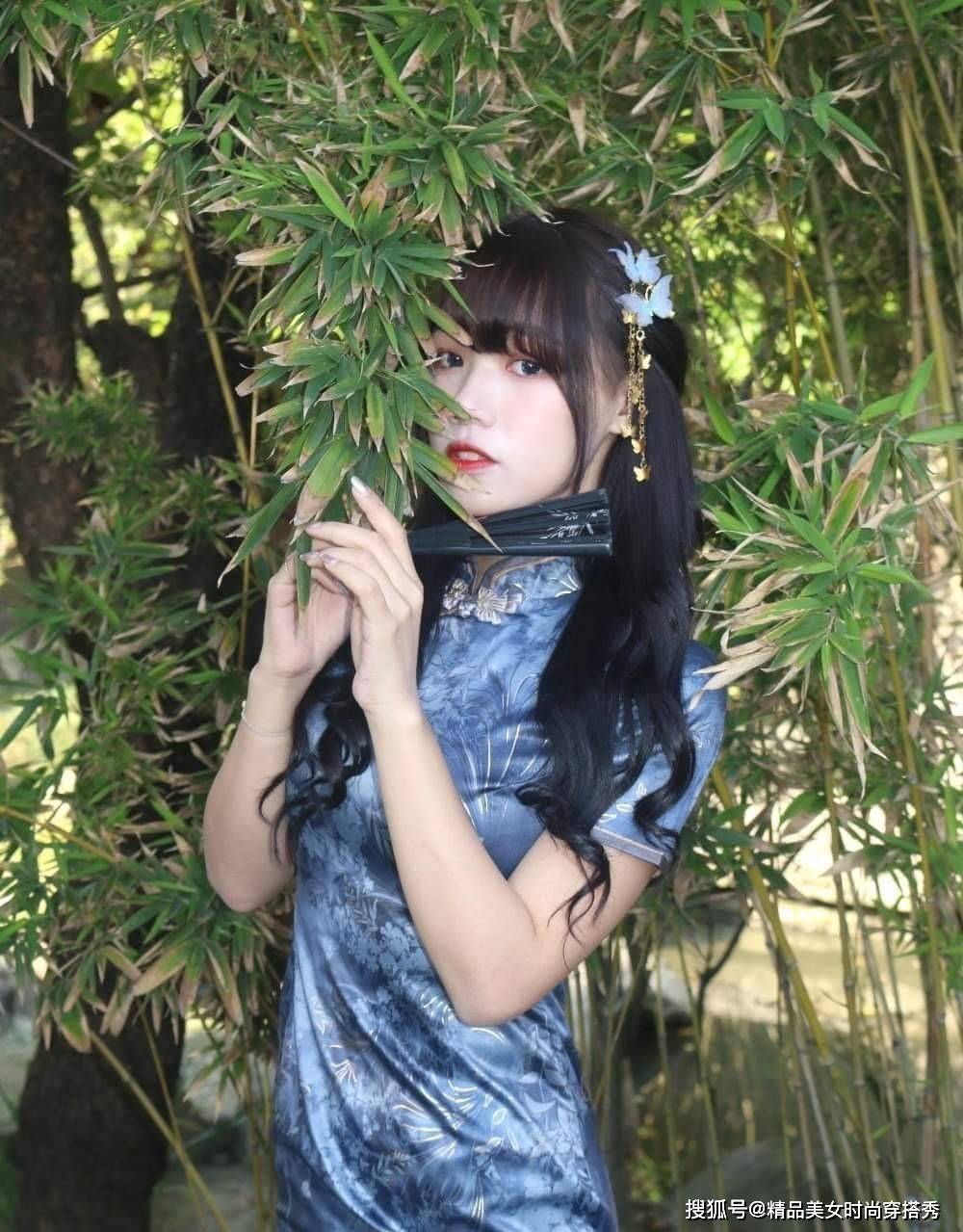 显高|国潮风的掀起，旗袍也受到很多女生的喜爱，能够展示女性的魅力