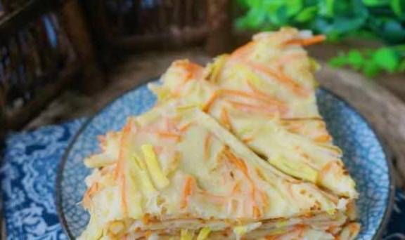 胡萝卜|早晚都爱吃这饼,不揉面,不发面,两分钟就烙好,好吃又营养