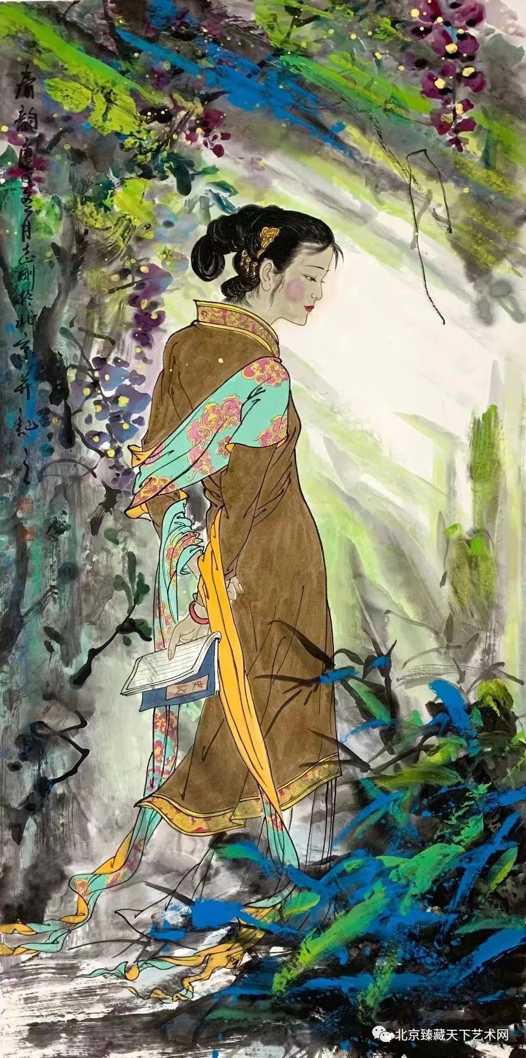 著名青年画家田志刚笔墨雄阔酣畅淋漓