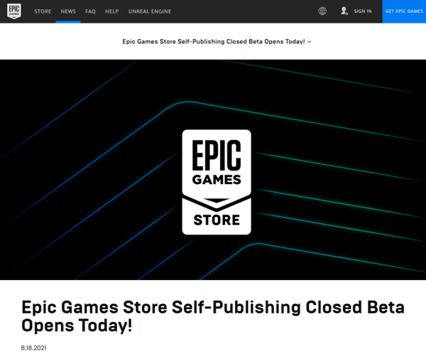 系统内|Epic商城自主发布系统内测中 方便开发人员发布游戏