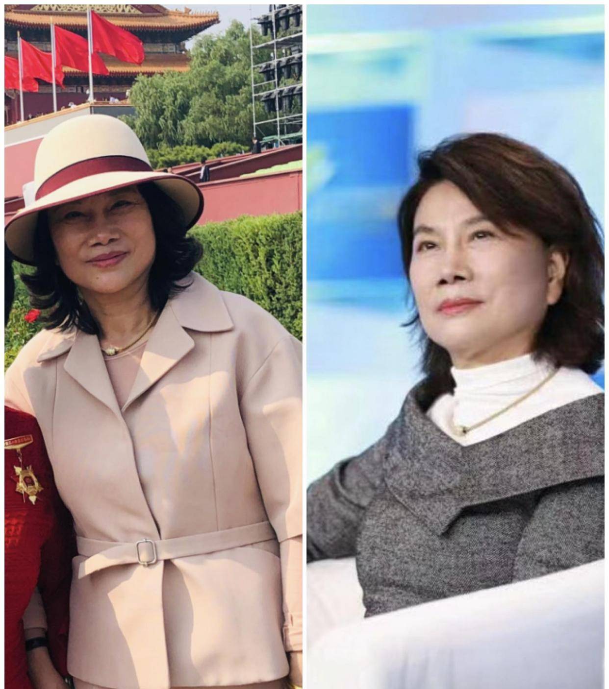 服装|董明珠现在好时髦！红内搭配高腰裤还玩叠穿，只是裤子太皱减了分