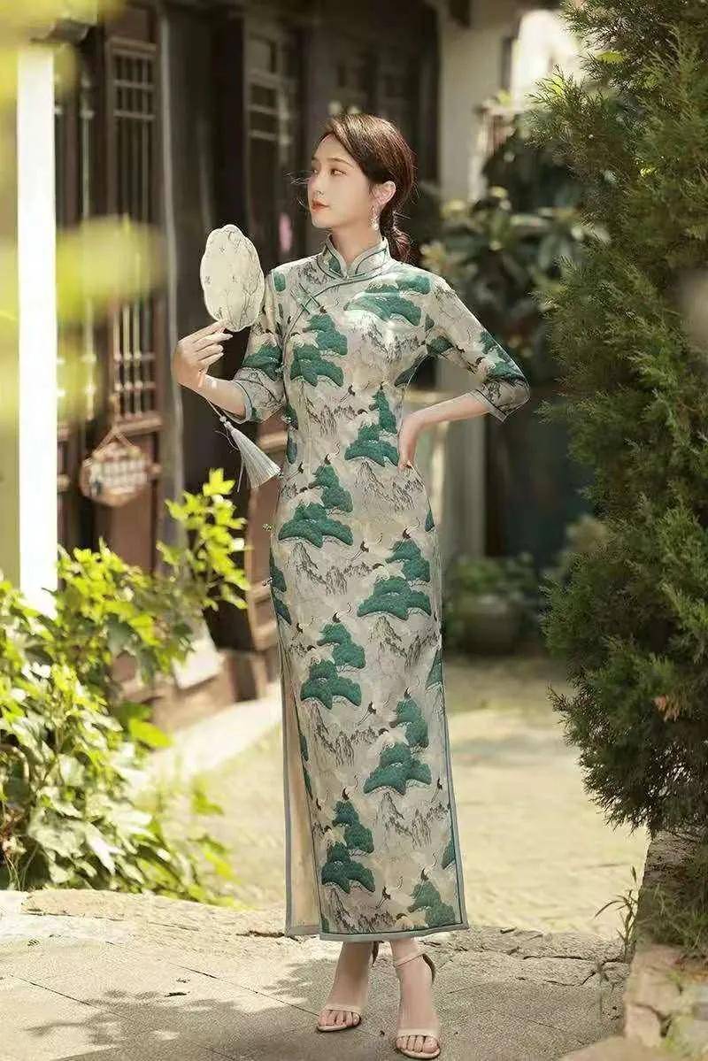 传统|最美中国风，复古改良旗袍也能穿出旧时光的时髦感！不失优雅气质