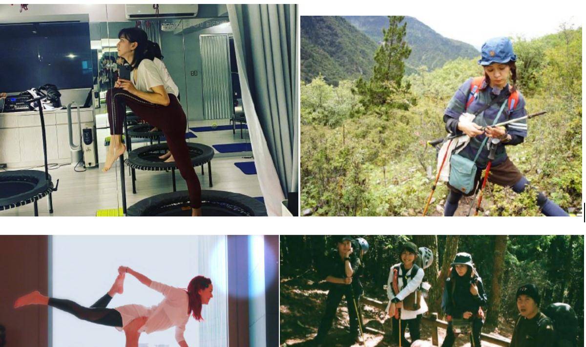 相片|陈意涵晒孕期运动照！趴在地上不见孕肚，一字马劈开毫不费力