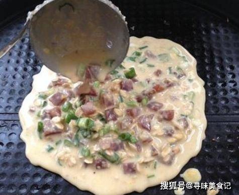 食材|孩子早餐就爱吃腊肠燕麦鸡蛋饼，食材丰富营养全面，好吃不上火