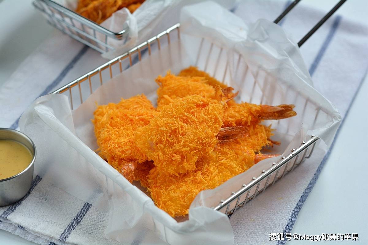 虾排|虾的别样吃法，金黄酥香不用一滴油，双口味又解馋还不长肉