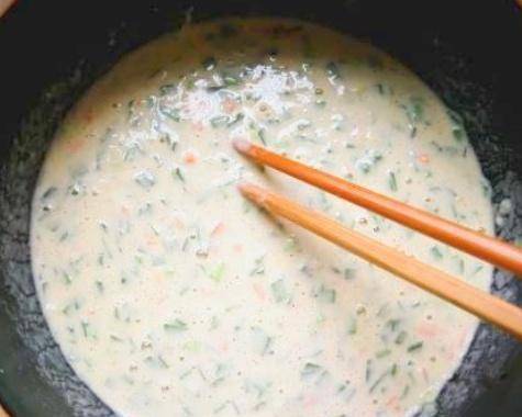 进行|早餐饼的懒人做法:不揉面不发面,几分钟就最好,全家都喜欢!