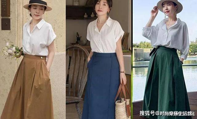 面料|白衬衫这样穿太好看了吧,简约大方又气质,普通人也能驾驭