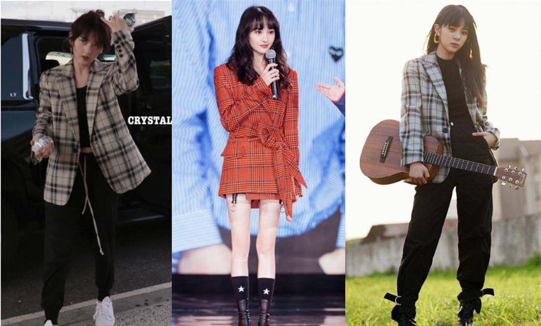 美人|圆脸美人李小萌变狂野,穿涂鸦西装短裙唱歌,罕见唇钉差点认不出