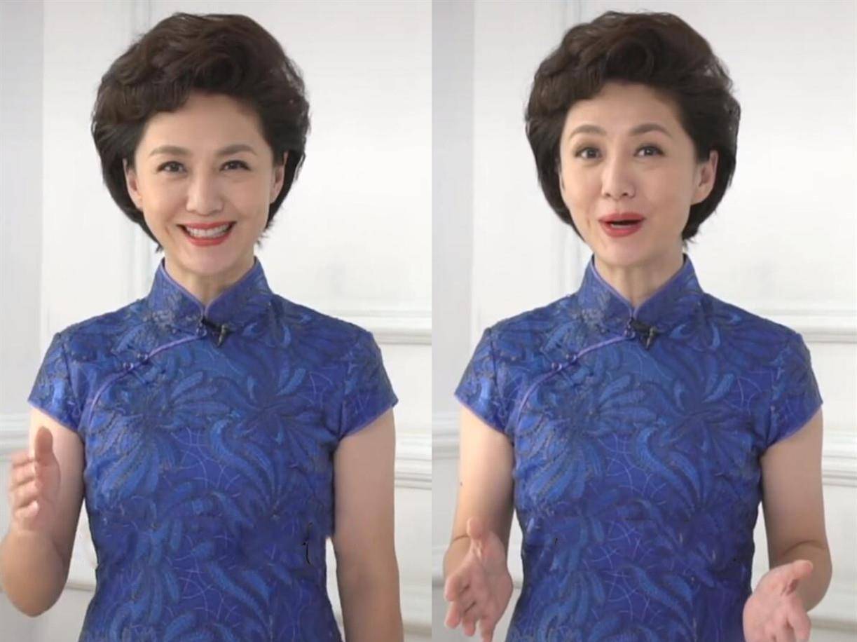 身材|央视主持海霞身材有多好，穿刺绣旗袍秀马蜂腰，女生看了酸到不行