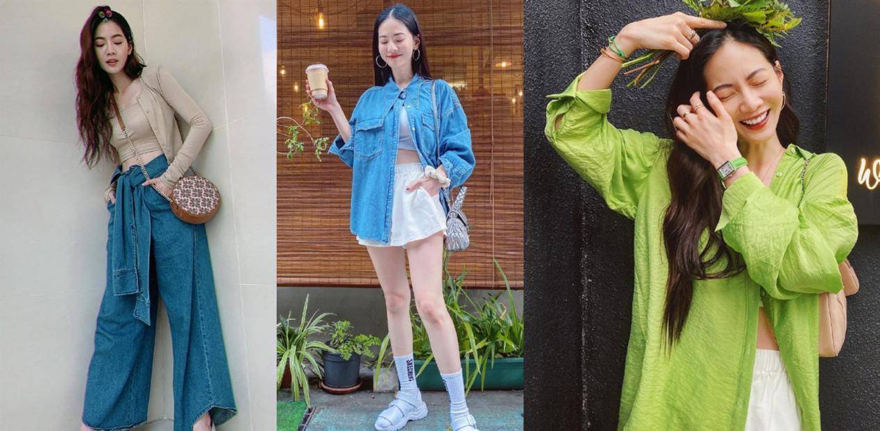 自拍|32岁曾之乔真胆大，罕见穿“尿不湿”秀肩装自拍，这打扮女星少见