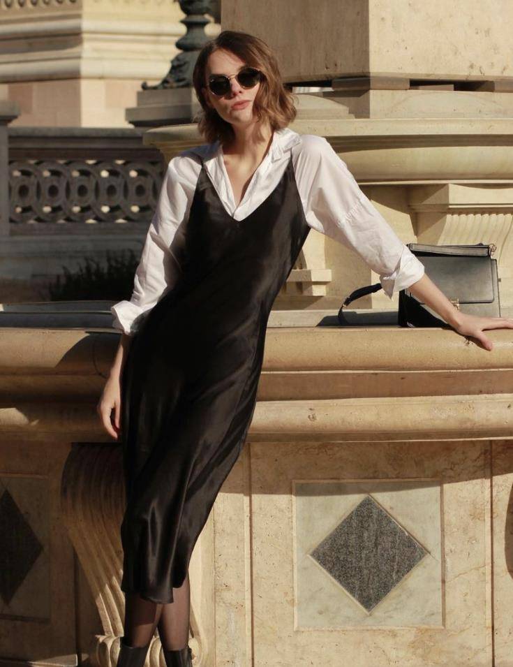 下岗|渣女裙下岗了！2021最流行穿“仙女缎面裙”，好看又高级！