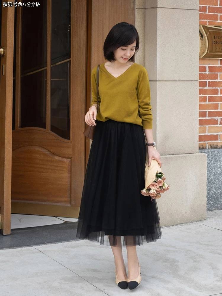 黑色|时髦女人都不会乱穿，看看这些日常百搭的基础款穿搭，高级又温柔